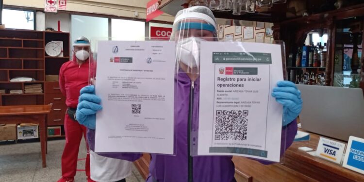 Autoridades verifican cumplimiento de protocolo en restaurantes de entrega delivery