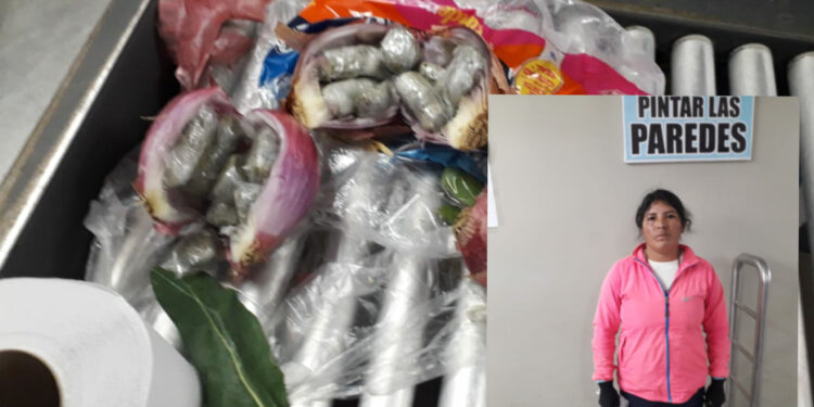 Mujer intentaba ingresar droga al penal de Huancayo
