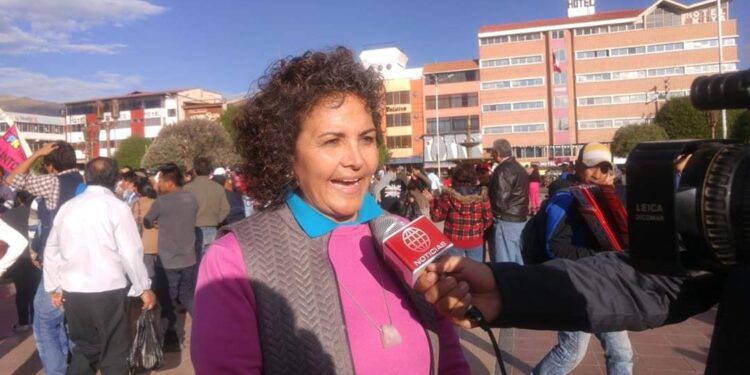 Prefecta regional se enfrenta a plataforma covid-19 y rechaza paro regional del 15 de julio