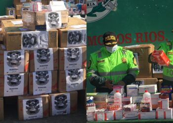 PNP incautó más de 9 toneladas de medicamentos y alcohol de dudosa procedencia