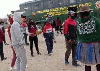 Chilca: Intervienen a más de 40 niños y adultos jugando fútbol y vóley sin mascarillas