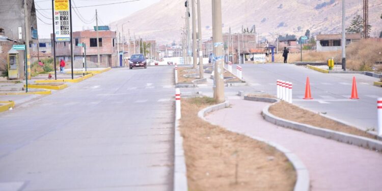 Gobierno regional culmina pavimentación de Av. Hatun Xauxa en Jauja