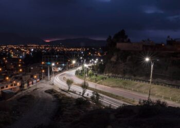 Caminito de Huancayo se renueva y ahora es iluminado con luces LED