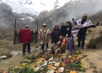 Huancayo: celebran el Año Nuevo Andino en nevado Huaytapallana