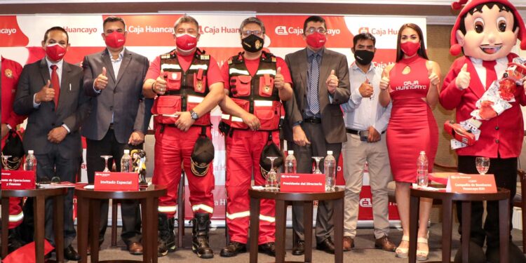 Huancayo contará con moderna  compañía de bomberos gracias a obras por impuesto aprobada por Caja de Huancayo
