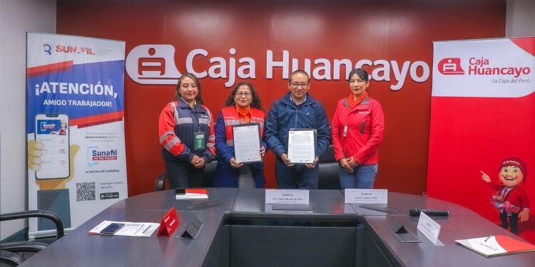 Sunafil y Caja Huancayo firman alianza estratégica