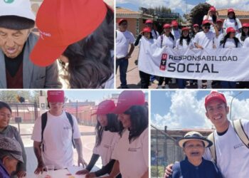 Estudiantes de la UTP realizaron voluntariado en albergue para personas de la tercera edad