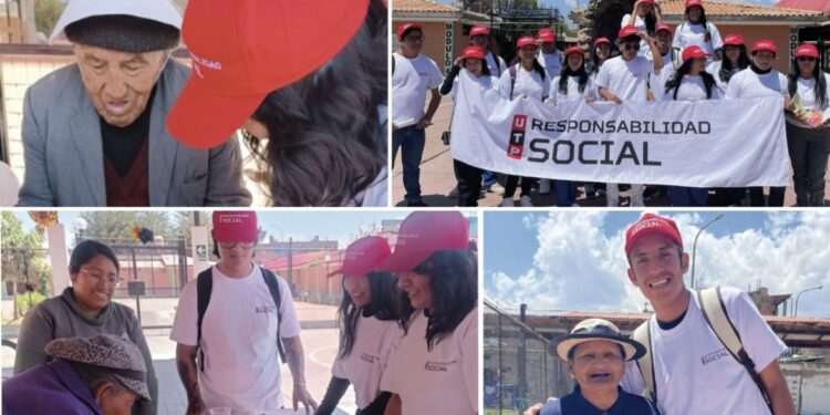 Estudiantes de la UTP realizaron voluntariado en albergue para personas de la tercera edad