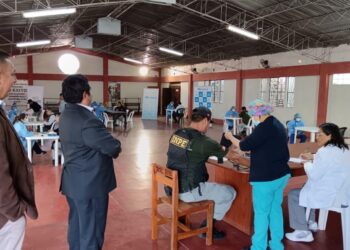Prevenir EsSalud” brindó más de 40 atenciones a trabajadores del establecimiento penitenciario de Huancayo