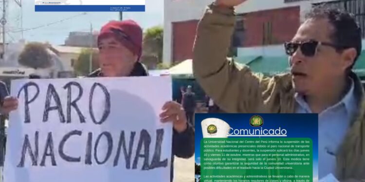 Huancayo: Suspenden labores académicas en UNCP y Ugel pide realizar clases virtuales en colegios