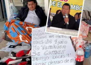 El Tambo: Tras huelga de hambre, alcalde Llallico promete pagar deuda millonaria a proveedor
