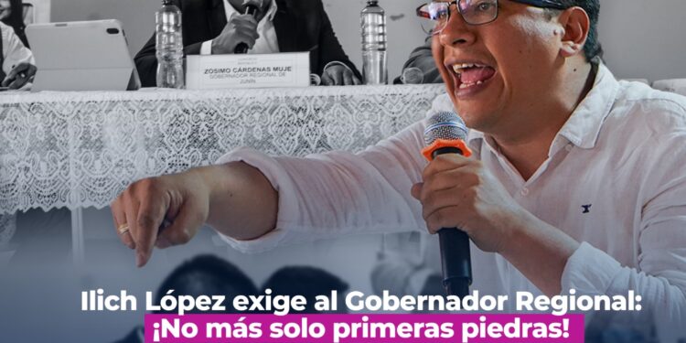 Fiscalización en Junín: piden al gobernador Cárdenas rendir cuentas por retrasos en proyectos