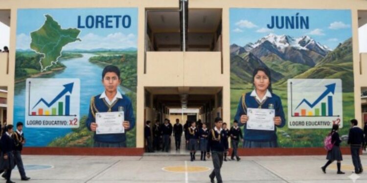 Logró educativo podría duplicarse en Loreto y Junín si se replica el modelo de los mejores colegios públicos