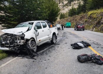Motociclista japonés muere tras chocar frontalmente contra camioneta en la Carretera Central