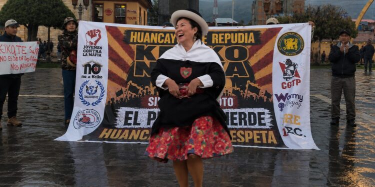 CUMPLEAÑOS Y CAMPAÑA: KEIKO FUJIMORI REÚNE A SIMPATIZANTES EN JUNÍN EN MEDIO DE ANUNCIOS DE PROTESTA