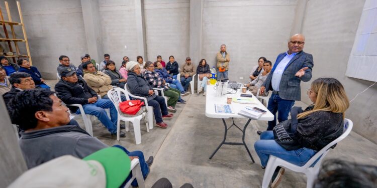 Rafael Meza promete destrabar obras y garantizar continuidad de inversiones en El Tambo