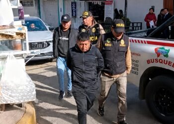 Caen tras presunto robo en combi: Grupo Terna captura a dos señalados como “Los Saracas del Valle” en Huancayo