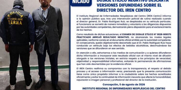 INTERVIENEN A DIRECTOR DEL IREN CENTRO POR REALIZAR MANIOBRAS IRREGULARES EN SICAYA; DOSAJE ETÍLICO DIO NEGATIVO