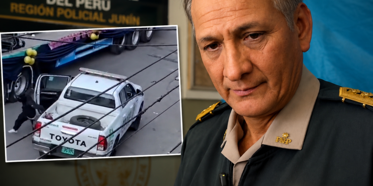 GENERAL CÉSAR CALERO ADMITE ERROR TRAS FUGA VIRAL DE INTERVENIDO DE PATRULLERO EN EL TAMBO