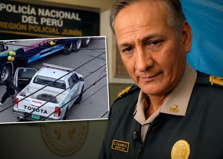 GENERAL CÉSAR CALERO ADMITE ERROR TRAS FUGA VIRAL DE INTERVENIDO DE PATRULLERO EN EL TAMBO
